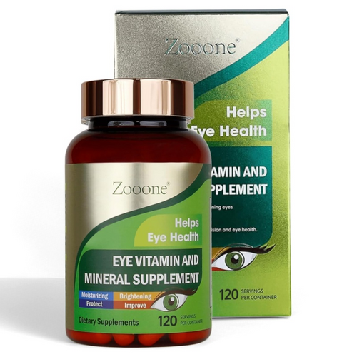 zooone- 120pcs Lutein Eye Vitamins Supplement for Macular Health and Dry Eye, Contains Lutein, Zinc, Vitamins C/E & Zeaxanthin to Support Eye Health